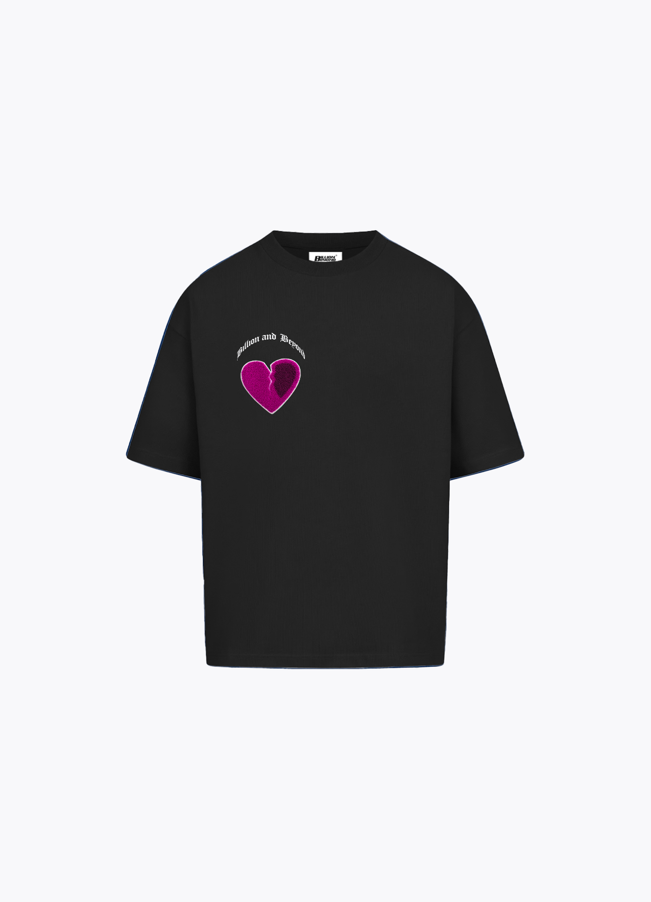 CRACK HEART TEE - PURPLE