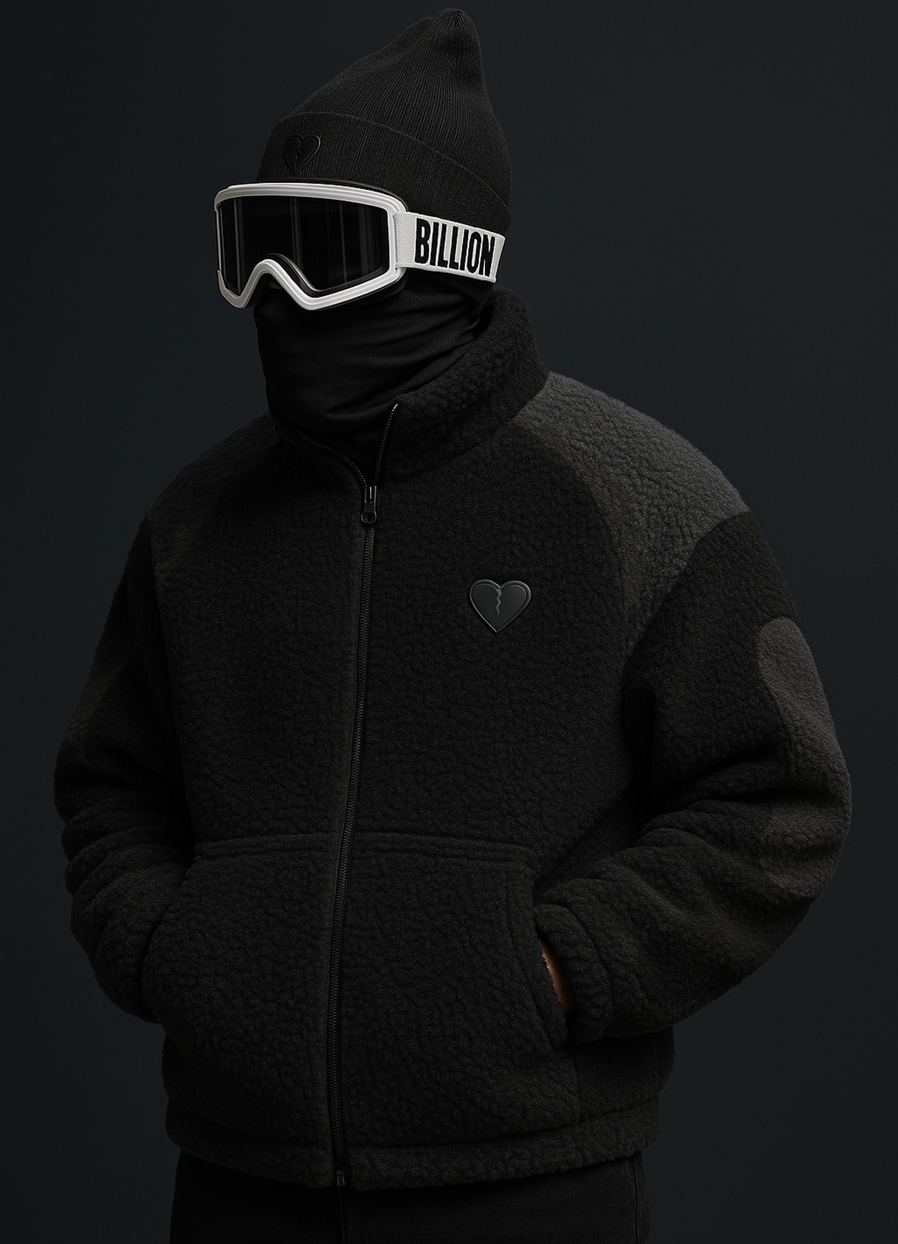 TEDDY JACKET - BLACK