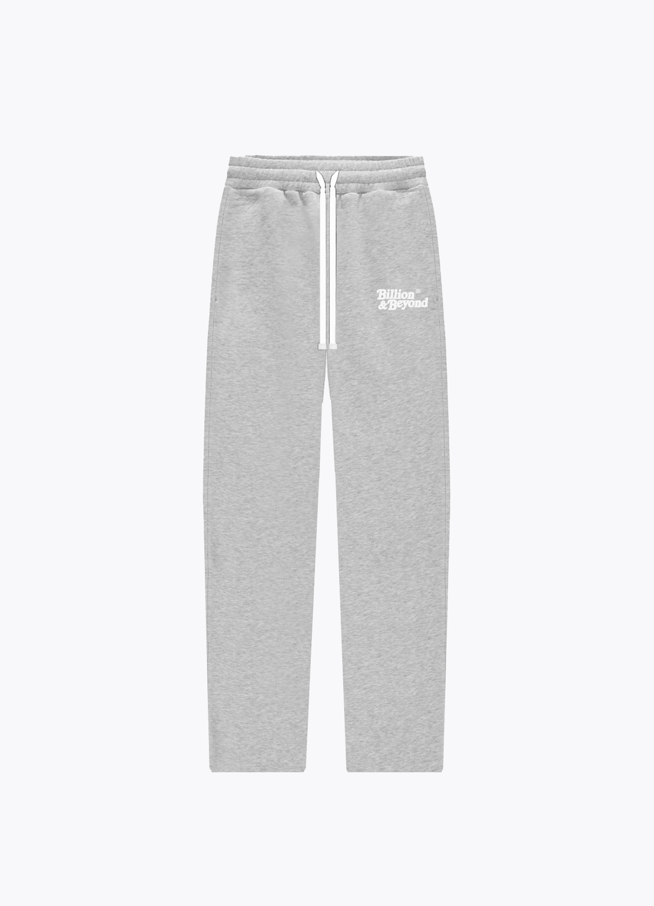 STRAIGHT LEG SWEATPANTS - GREY