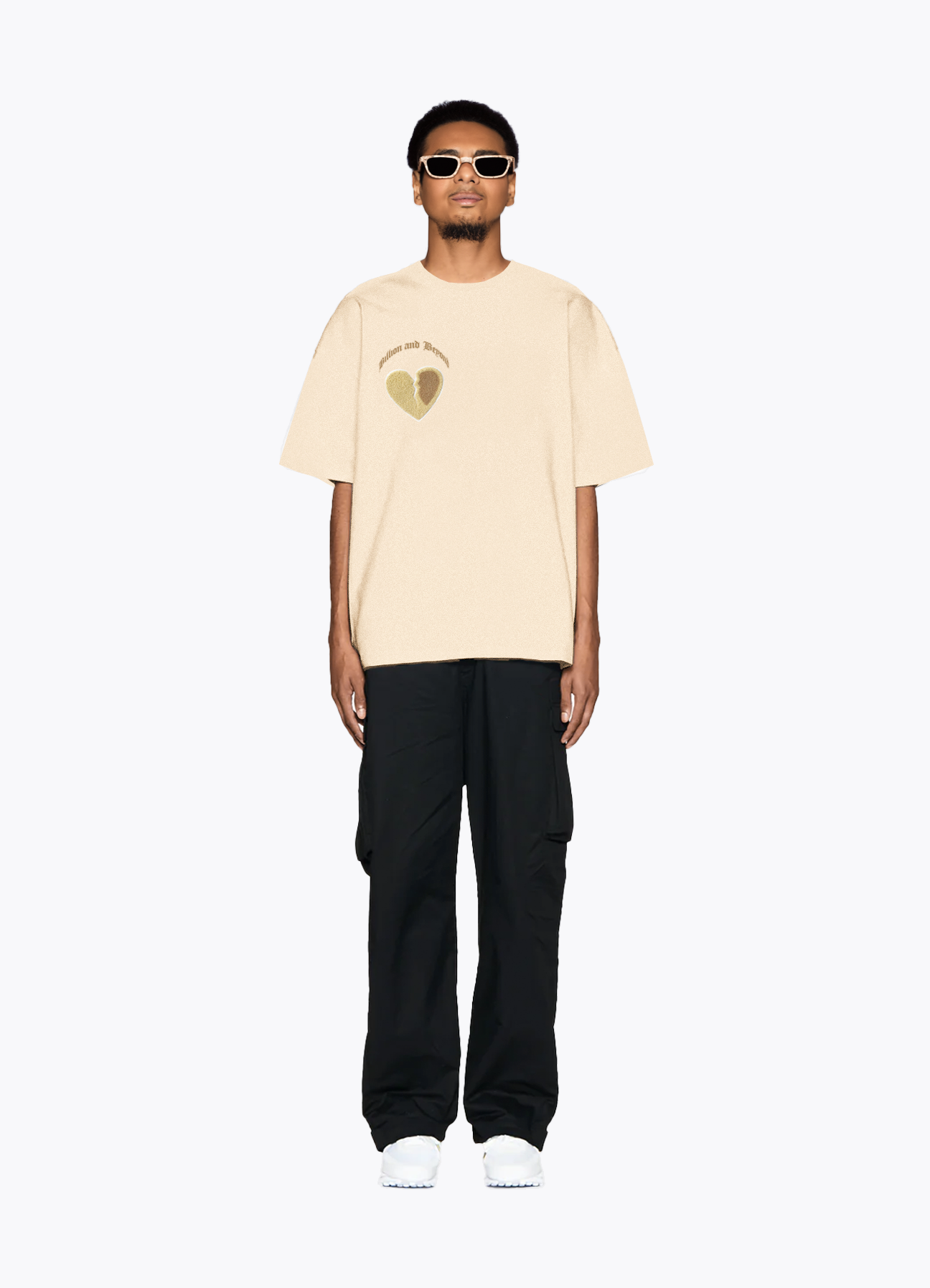 [PRE-ORDER] CRACK HEART TEE - BEIGE