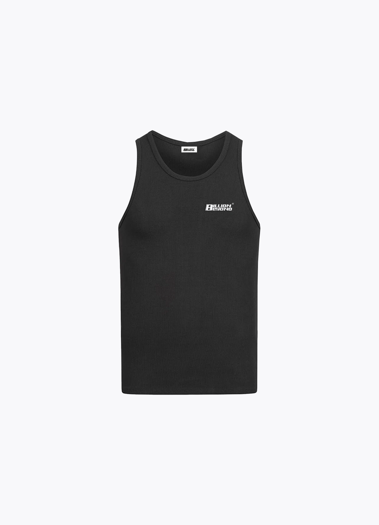 WAFFLE KNIT TANKTOP - BLACK